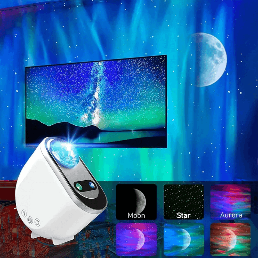 Aurora Projector Galaxy Star Bluetooth Speaker