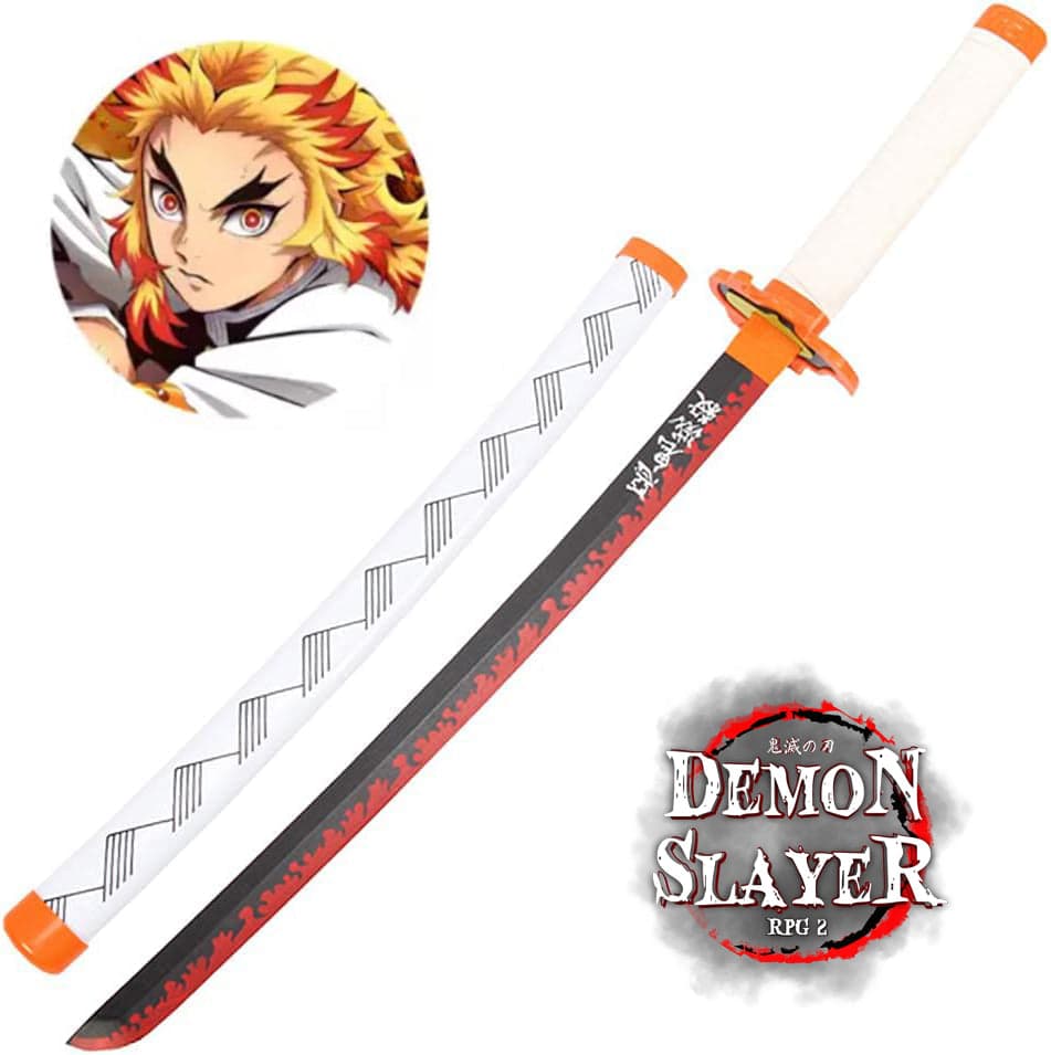 Demon Slayer Kyojuro Rengoku Wooden Sword