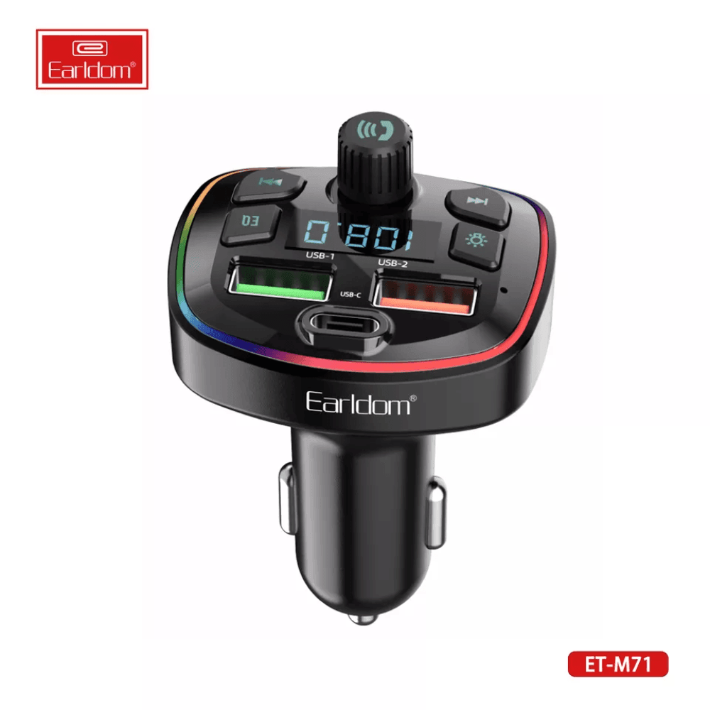 شاحن سيارة مزدوج USB 3.0 مشغل صوت MP3