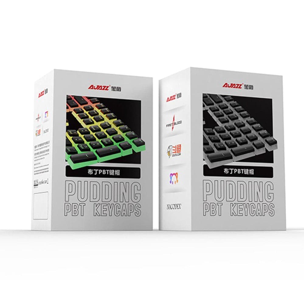 Frosted Double Layer PBT Pudding Keycaps 108 Keys