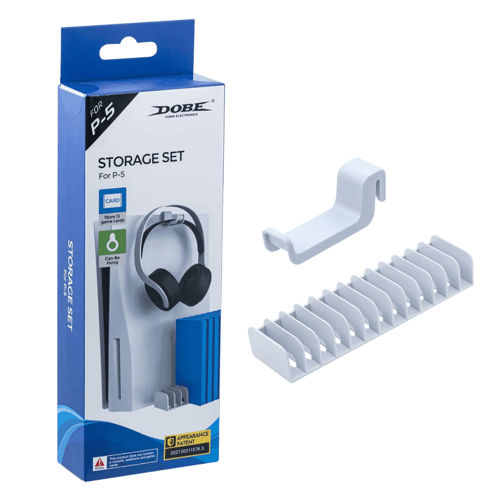 Headset Storage Set with Game Disc Rack