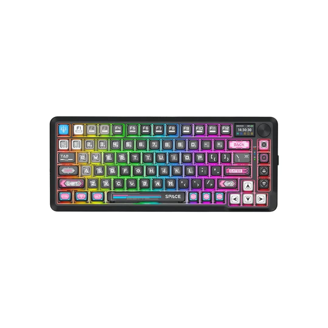 K708mc Flekact Pro Tri-mode 75% Hot-swappable Wireless Mechanical Keyboard