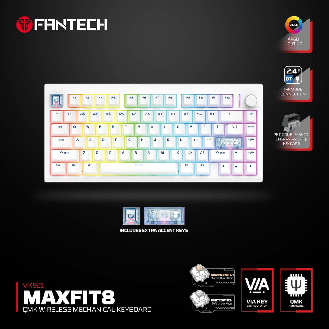 Mk921 Maxfit8 Qmk Mechanical Keyboard
