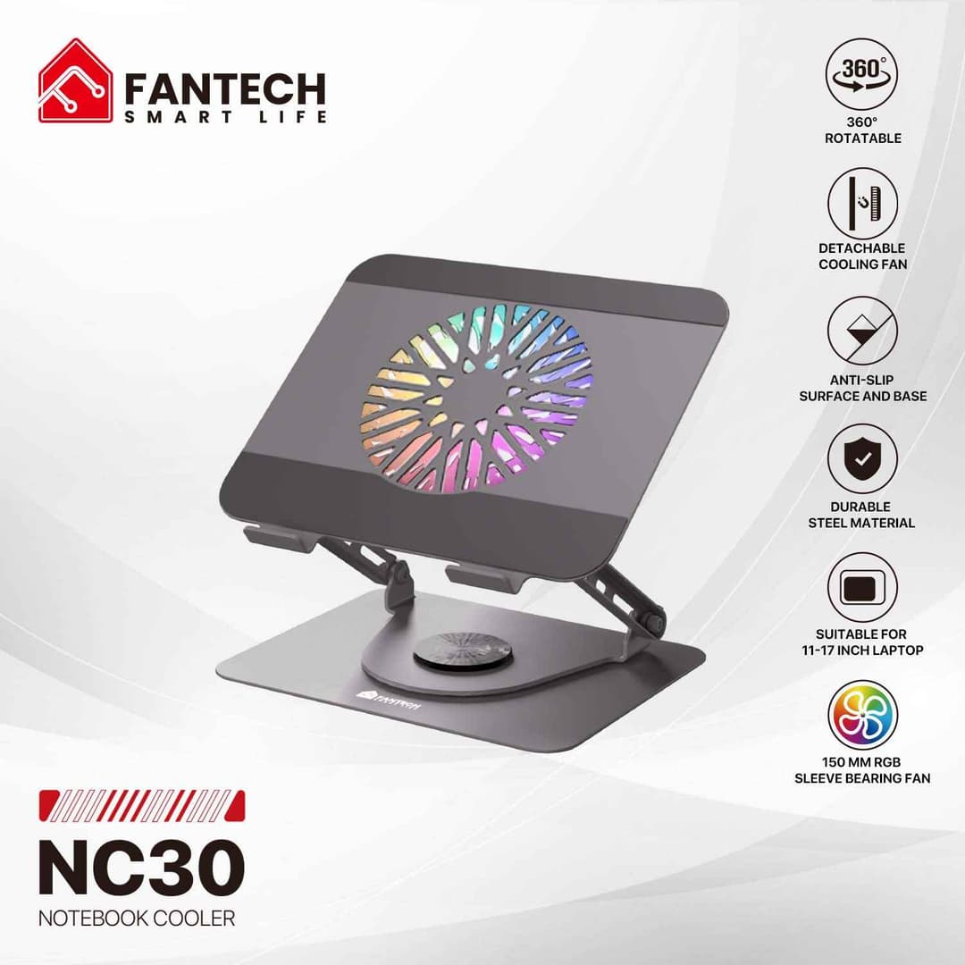 NC30 حامل كمبيوتر محمول ومروحة تبريد
