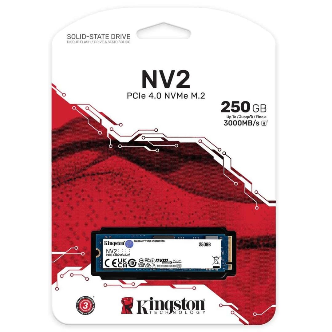 NV2 250GB M.2 2280 NVMe PCIe 4.0 Internal SSD