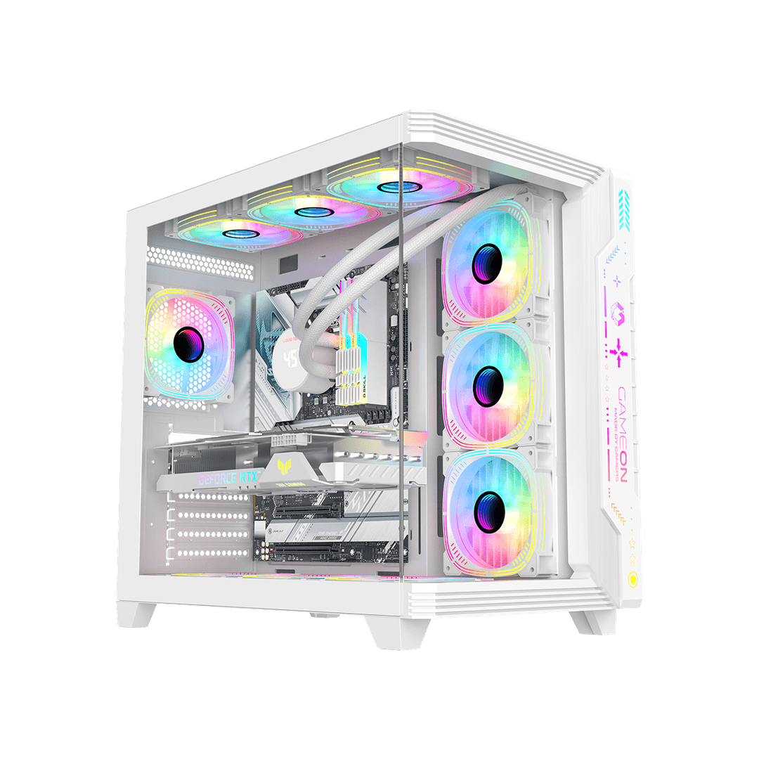 Pulse Artic Series ARGB Mid Tower Gaming Case