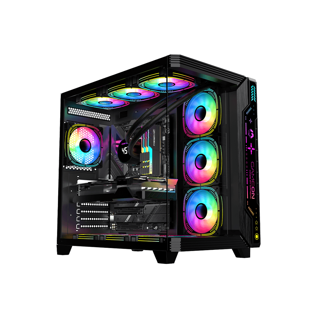 Pulse Midnight Series ARGB Mid Tower Gaming Case