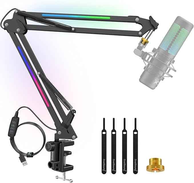 RGB Microphone Arm Stand
