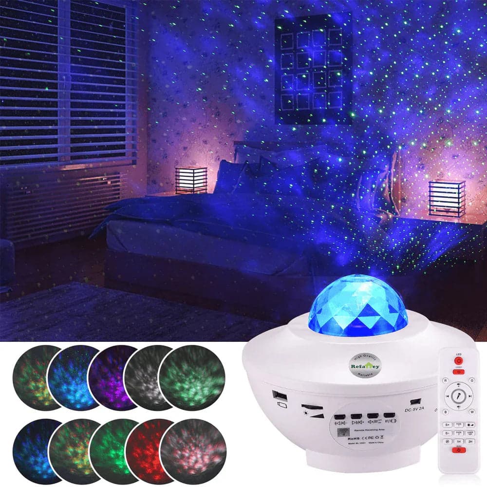 Starry Projector Light Music Player