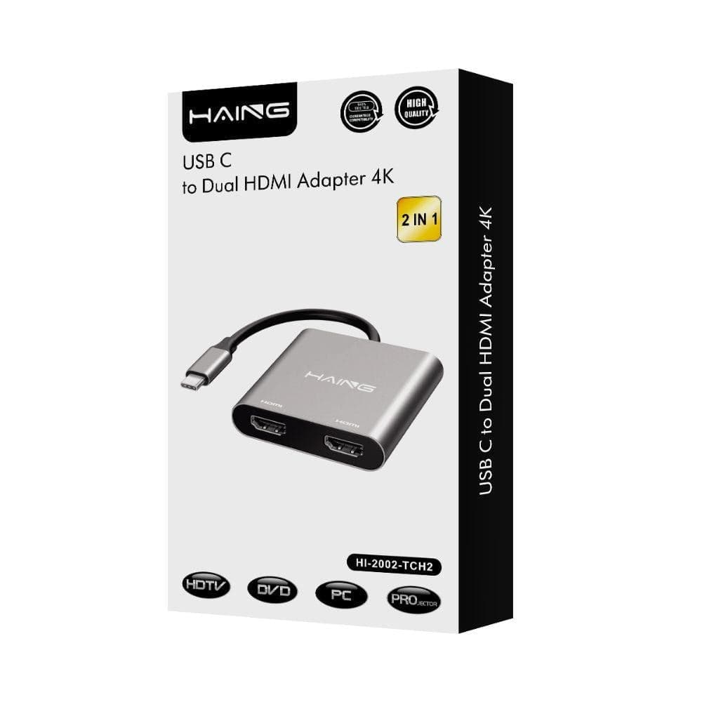 USB C Dual HDMI Adapter
