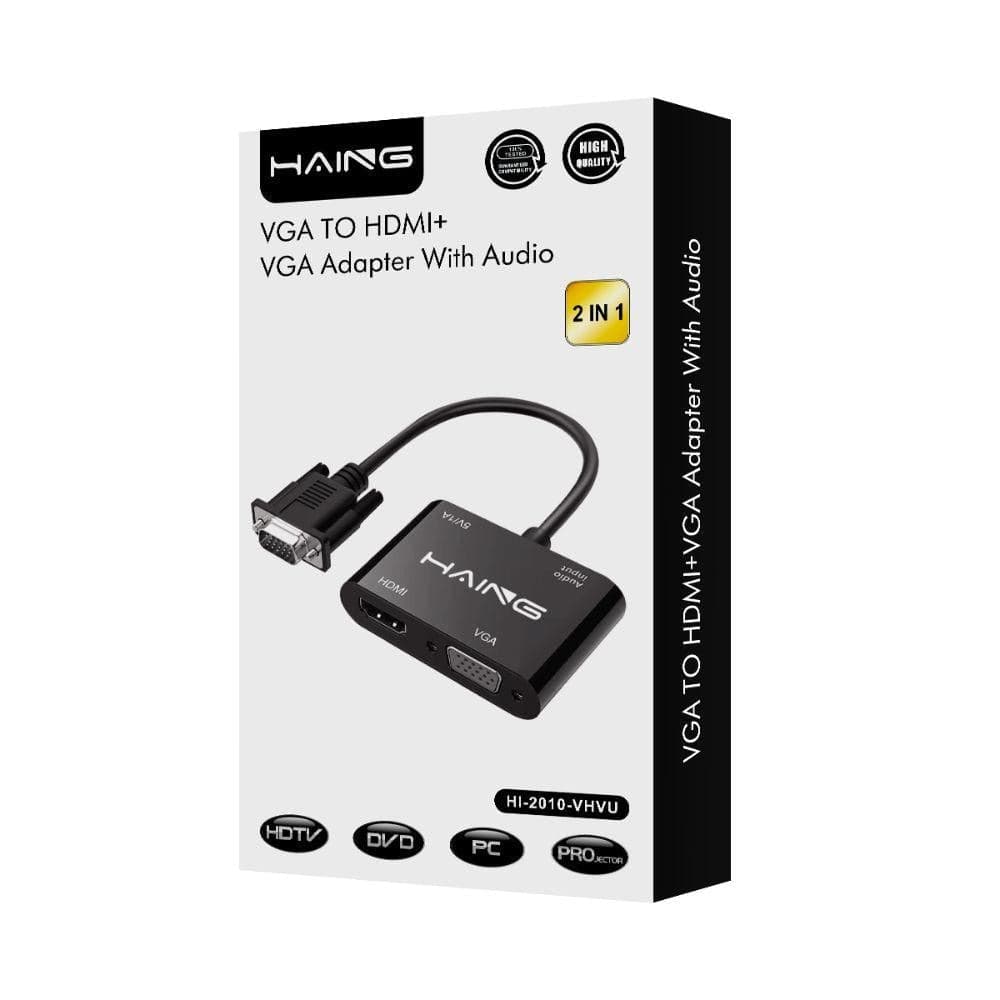 محول VGA إلى HDMI مع صوت